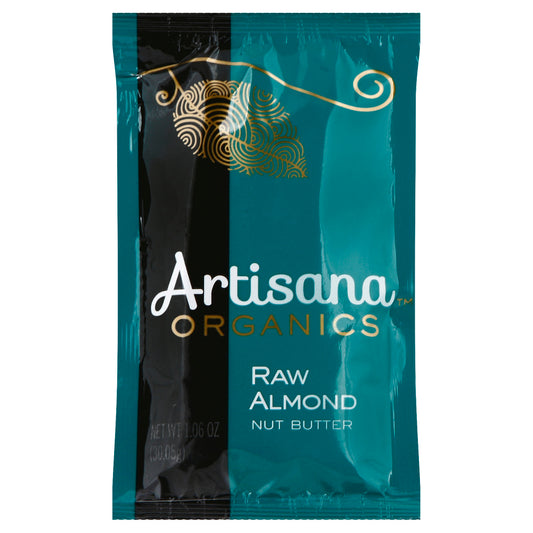 Artisana, Organic Raw Almond Butter Squeeze Pack, 1.06 Oz