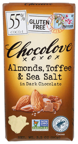Almonds Toffee Drk Choc - 3.2OZ
