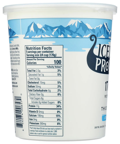 Traditional Low Fat Plain Skyr Yogurt