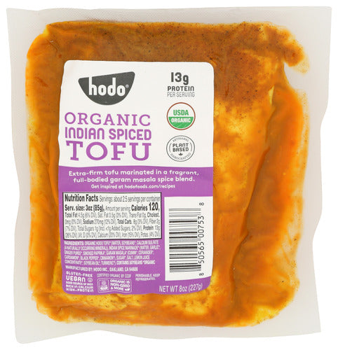 Tofu Indian Spiced - 8OZ