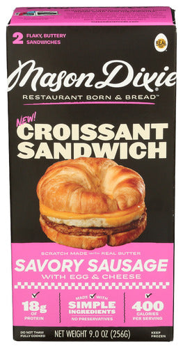 Croissnt Ssg Egg Chs 2Ct - 9OZ