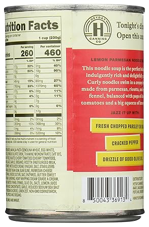 HeyDay Canned Lemon Parmesan Noodle Soup - 15.0 oz
