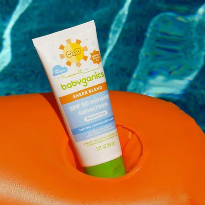 Babyganics Fragrance-Free Baby Sheer Blend Sunscreen Lotion SPF 50 3 fl. oz.