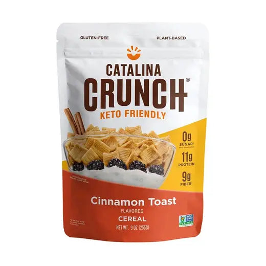 Catalina Crunch Cinnamon Toast Keto Friendly Cereal 9 oz.
