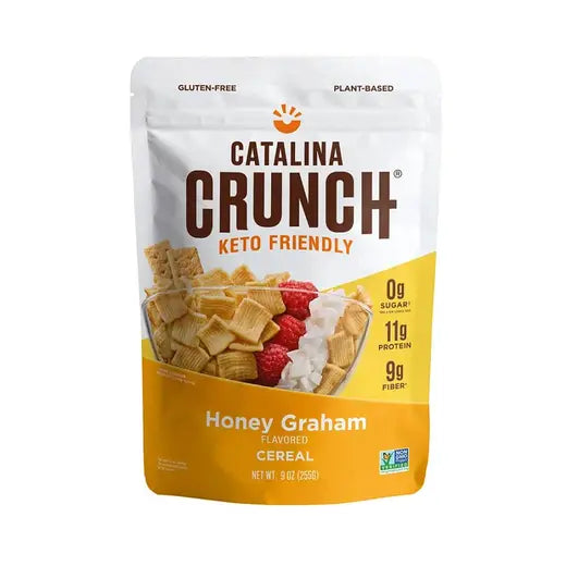 Catalina Crunch Honey Graham Keto Friendly Cereal 9 oz.