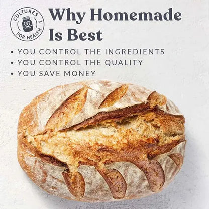 Cultures For Health Whole Wheat Sourdough Bread Starter Culture