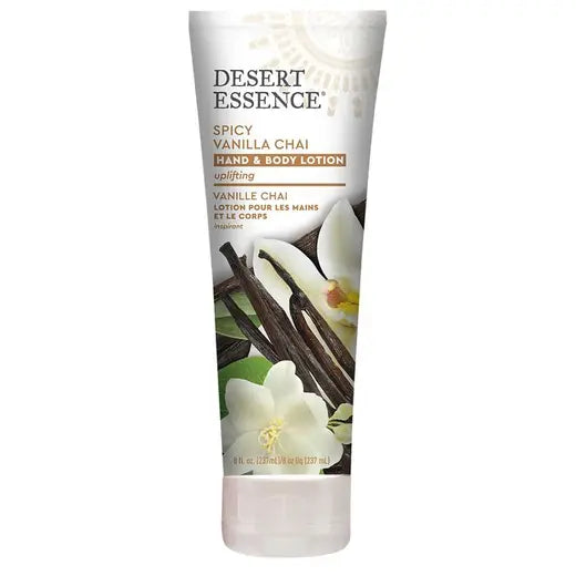 Desert Essence Spicy Vanilla Chai Hand & Body Lotion 8 fl. oz.