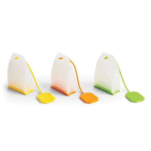 Harold Import HIC Silicone Tea Bag Infusers Set of 3