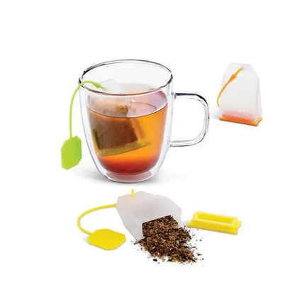 Harold Import HIC Silicone Tea Bag Infusers Set of 3