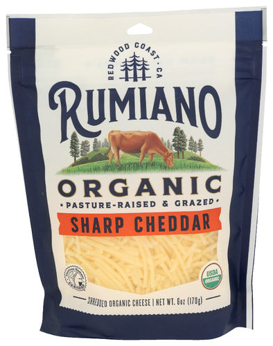 Cheese Shrp Chdr Shrd Org - 6OZ