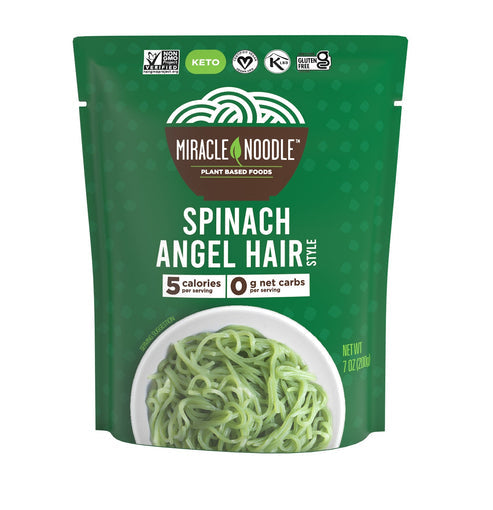 NOODLE, ANGEL HAIR, SPINACH - 7.0 OZ