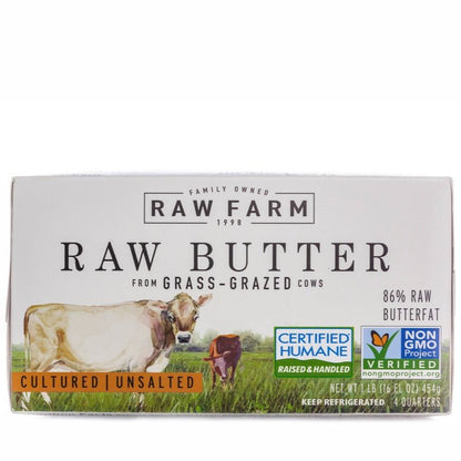 Cultured Raw Butter | Unsalted (16 oz)