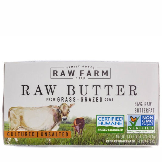 Cultured Raw Butter | Unsalted (16 oz)