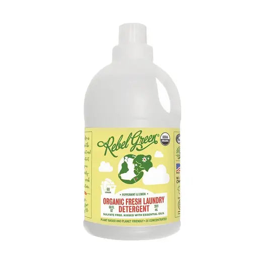 Rebel Green Peppermint & Lemon Fresh Laundry Detergent 68 fl. oz.