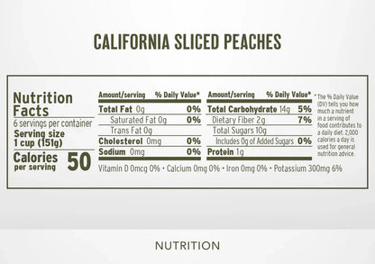 SSON CALIFORNIA PEACHES