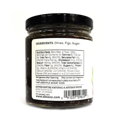 Sutter Buttes Fig and Olive Tapenade 9 oz.