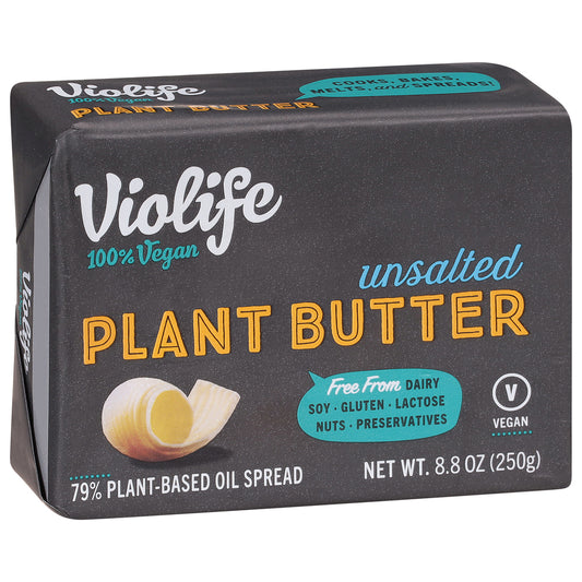 Violife, Plant Butter Unsalted Dairy Free Vegan Refrigerated, 8.8 Oz