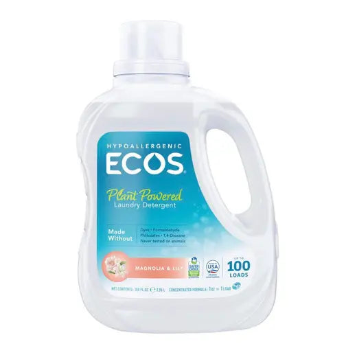 ECOS Magnolia & Lily Hypoallergenic Laundry Detergent 100 fl. oz.